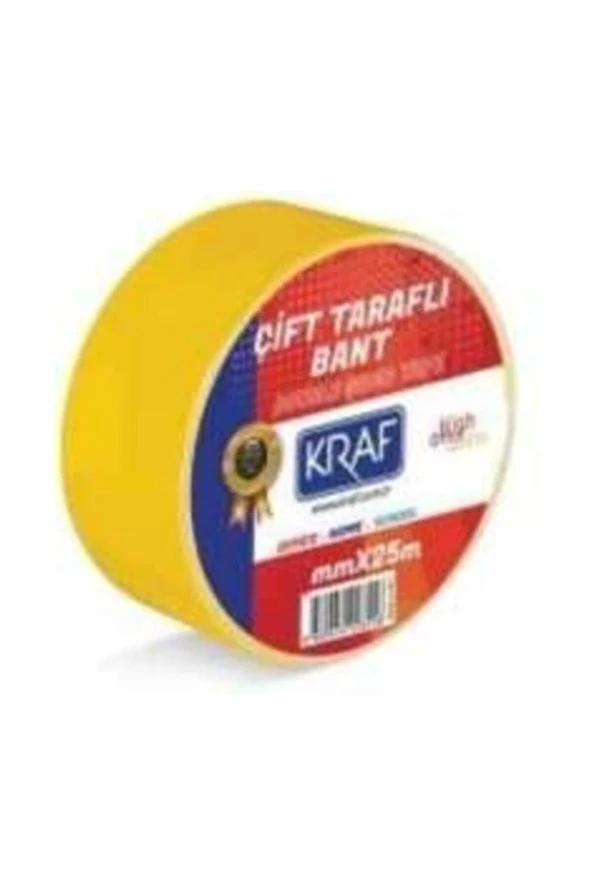 Çift Taraflı Bant 19 Mm X 25 Mt