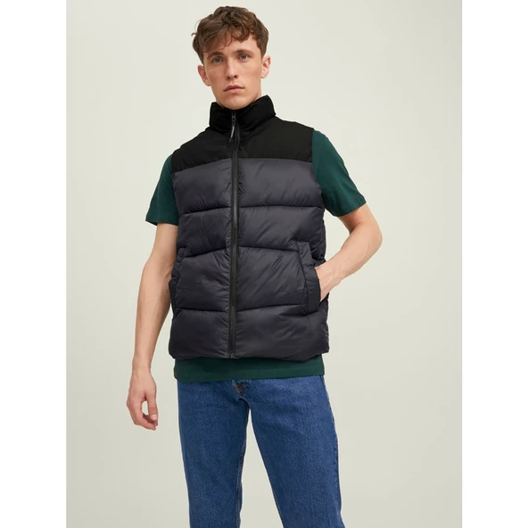 Jack&Jones Erkek Oversize Minimalist Şişme Yelek - Günlük - 12