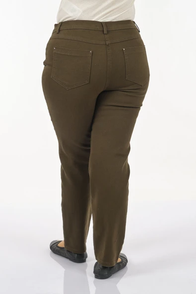 Seleste Yüksek Bel Kadın Pantolon - Minimalist Günlük Stil - Resim 6