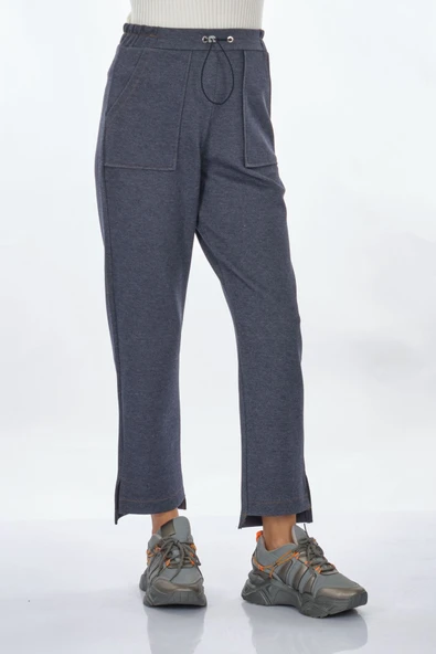 Vedi Oversize Yüksek Bel Kadın Pantolon - Minimalist Stil - Resim 7