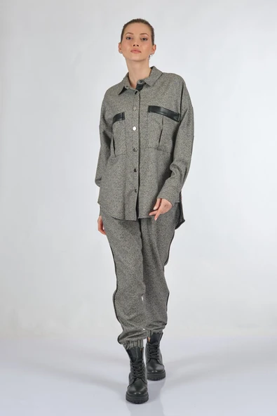 Unique Mode Oversize Kadın Gömlek - Minimalist Günlük Stil - 9