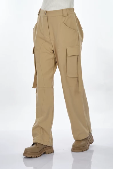 Unique Mode Oversize Bol Cepli Kadın Pantolon - Minimalist Günlük Stil - 4