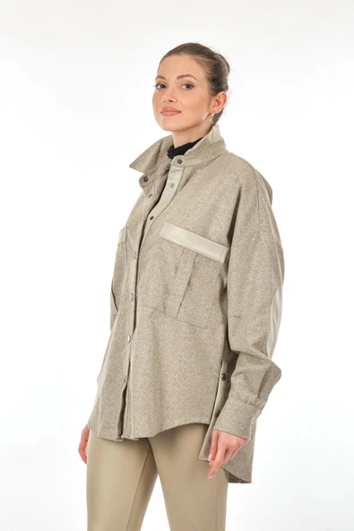 Unique Mode Oversize Kadın Gömlek - Minimalist Günlük Stil - 2