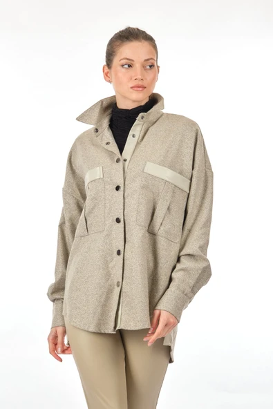 Unique Mode Oversize Kadın Gömlek - Minimalist Günlük Stil