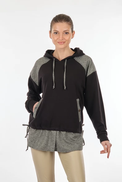 Unique Mode Kadın Sweatshirt UW233109 - 3