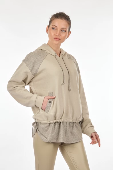 Unique Mode Kadın Sweatshirt UW233109 - 6