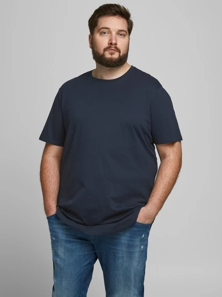 Jack&Jones Oversize Minimalist Erkek T-Shirt - Günlük Kullanım - 1