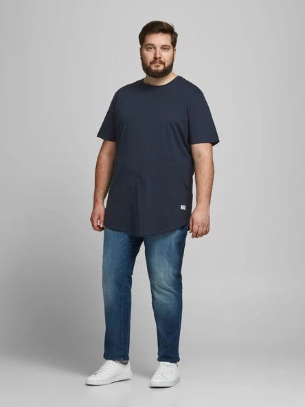 Jack&Jones Oversize Minimalist Erkek T-Shirt - Günlük Kullanım - 11