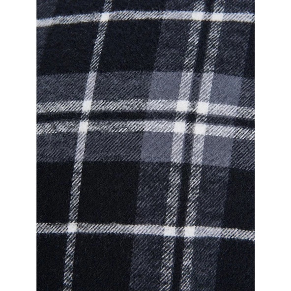 Jack&Jones Minimalist Uzun Kol Kareli Erkek Gömleği - Günlük Şıklık - 8