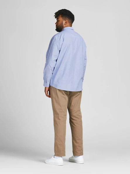 Jack&Jones Oversize Uzun Kol Minimalist Erkek Gömleği - 10