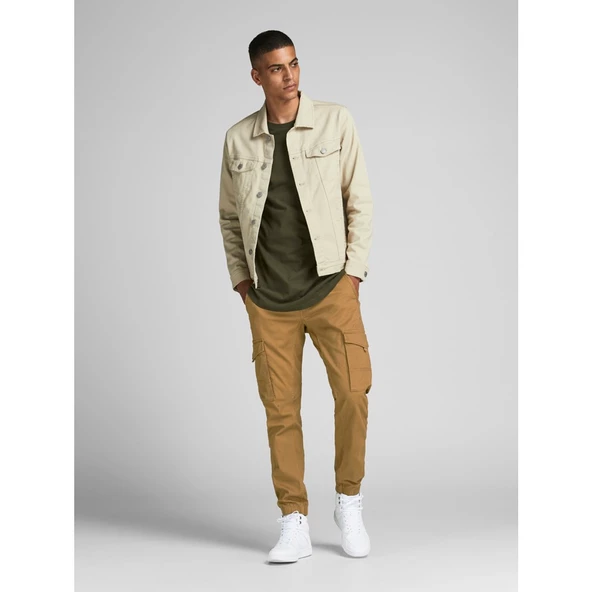 Jack&Jones Erkek Oversize Kargo Pantolon - Günlük Kombinler İçin - 7