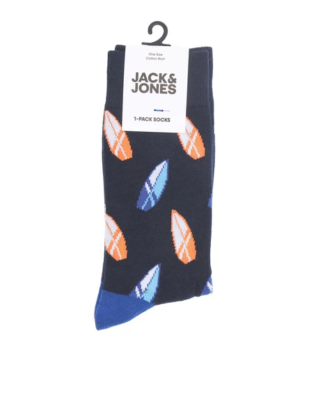Jack&Jones Desenli Erkek Çorabı - Surf/Kokteyl Desenleri - Rahat ve Şık - 2