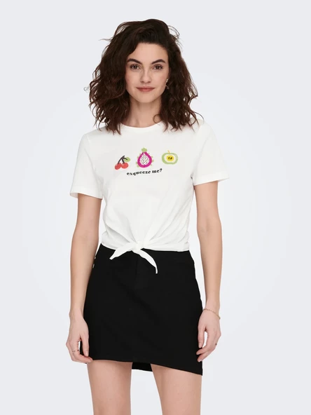 Only Kadın T-Shirt 15290571 - 2