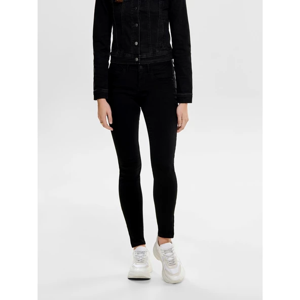 Only Minimalist Dar Paça Jean Pantolon - Yüksek Bel Slim Fit - 4