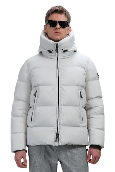 Lufian Oversize Minimalist Erkek Kışlık Mont - Regular Fit - 4