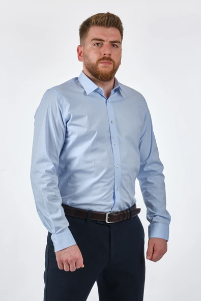 Damat Tween Minimalist Uzun Kol Gömlek - İş ve Günlük Kullanım - 5