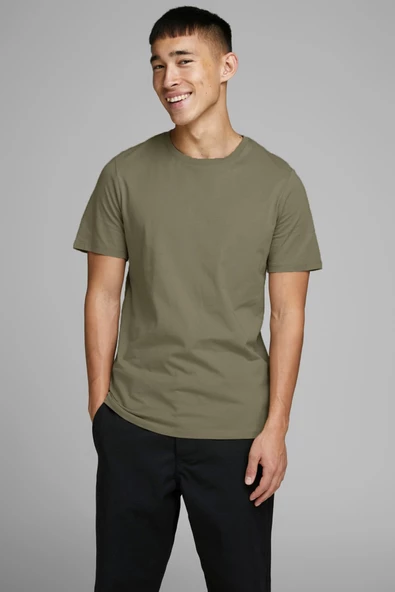 Jack&Jones Oversize Erkek T-Shirt - Minimalist Stil, Günlük Kullanım - 5