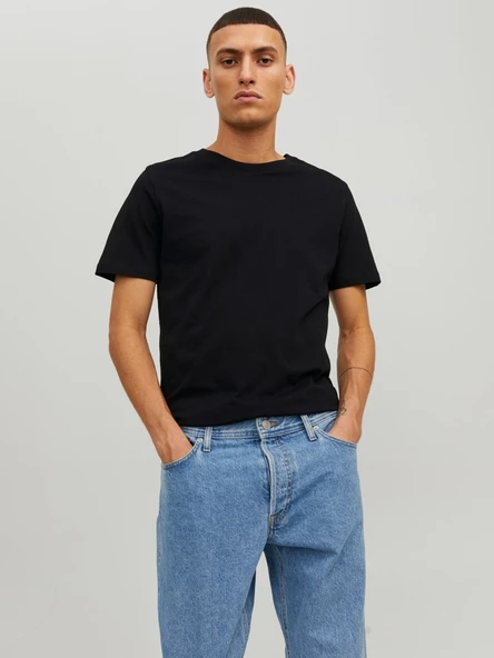Jack&Jones Oversize Erkek T-Shirt - Minimalist Stil, Günlük Kullanım - 10