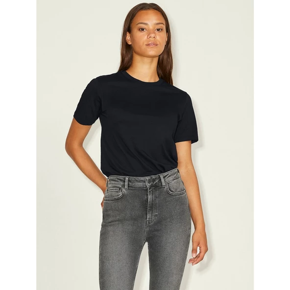 Jack&Jones JJXX Kadın Minimalist Kısa Kol Tişört - Regular Fit - Resim 4