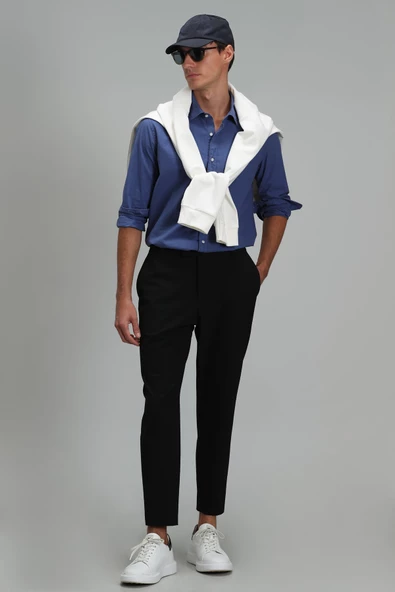 Lufian Minimalist Erkek Gömlek - Uzun Kol - Regular Fit - Günlük/İş - 8