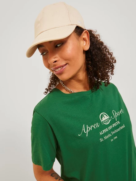 Jack&Jones JJXX Oversize Minimalist Kadın Tişört - Kısa Kol - 12