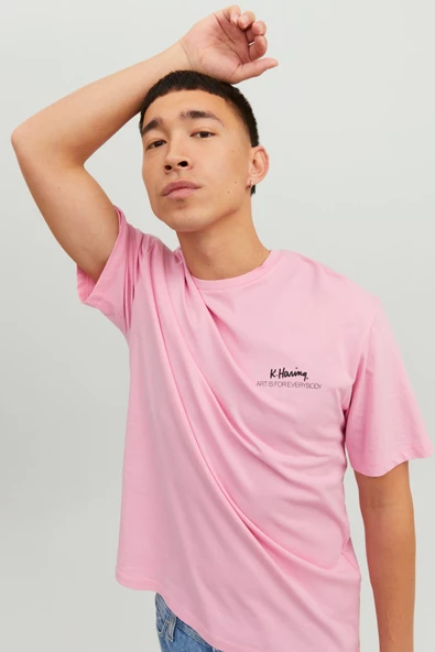 Jack&Jones Oversize Erkek T-Shirt - Kısa Kol - Minimalist Stil - Resim 10