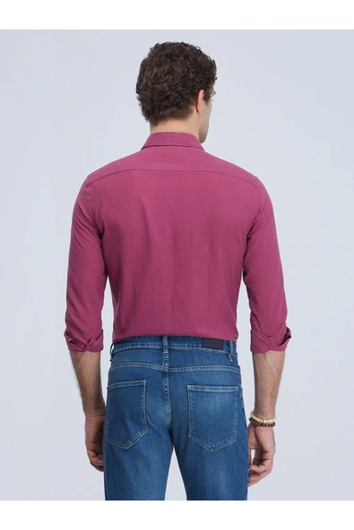 Kip Erkek Uzun Kol Minimalist Gömlek - Günlük Şıklık - 5