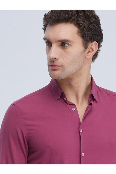 Kip Erkek Uzun Kol Minimalist Gömlek - Günlük Şıklık - 4