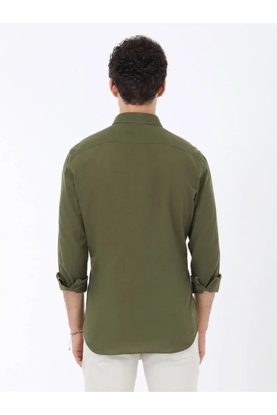 Kip Erkek Uzun Kol Minimalist Gömlek - Günlük Şıklık - 9