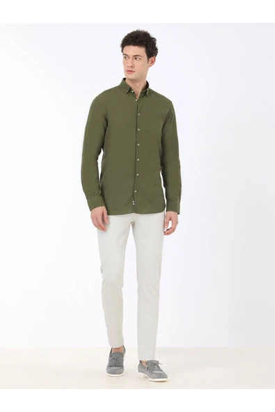 Kip Erkek Uzun Kol Minimalist Gömlek - Günlük Şıklık - 7