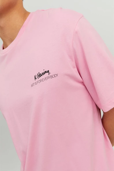 Jack&Jones Oversize Erkek T-Shirt - Kısa Kol - Minimalist Stil - Resim 9