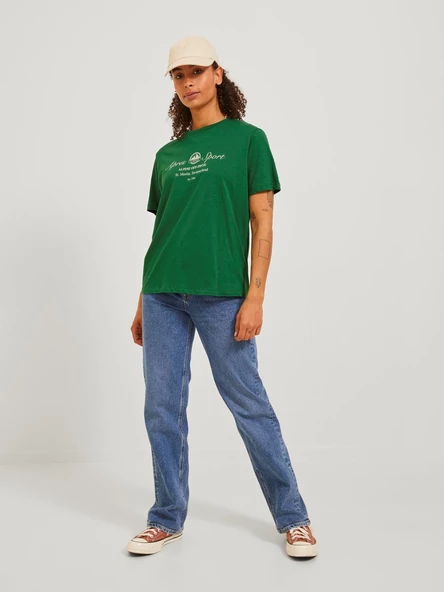 Jack&Jones JJXX Oversize Minimalist Kadın Tişört - Kısa Kol - 10