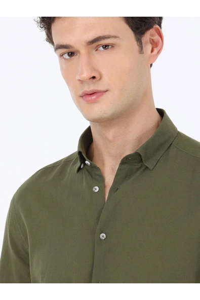 Kip Erkek Uzun Kol Minimalist Gömlek - Günlük Şıklık - 8