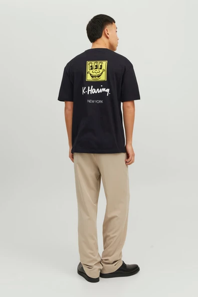 Jack&Jones Oversize Erkek T-Shirt - Kısa Kol - Minimalist Stil - Resim 12