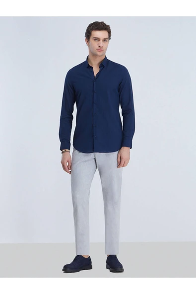 Kip Erkek Uzun Kol Minimalist Gömlek - Günlük Şıklık - 10