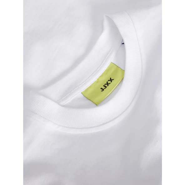 Jack&Jones JJXX Oversize Minimalist Kadın Tişört - Kısa Kol - Günlük - 7