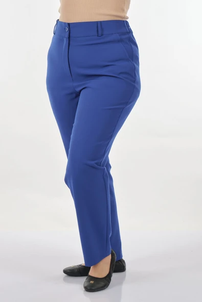 Sedna Minimalist Yüksek Bel Regular Fit Kadın Pantolon - Günlük ve İş - Resim 4