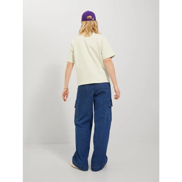 Jack&Jones JJXX Oversize Minimalist Kadın T-Shirt - Kısa Kol - 7