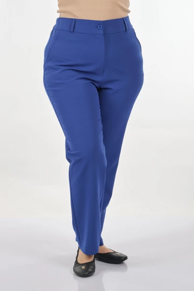 Sedna Minimalist Yüksek Bel Regular Fit Kadın Pantolon - Günlük ve İş - Resim 5