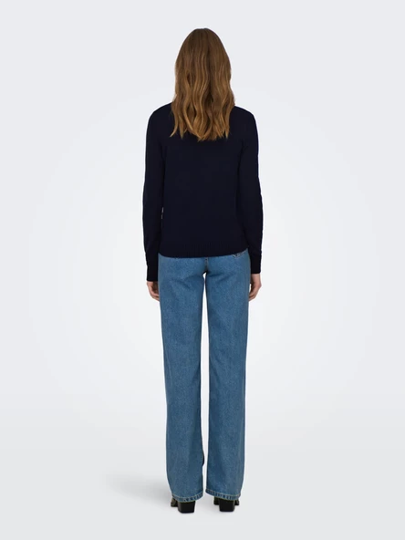 Only Penguen Desenli Kadın Kazak - Uzun Kol - Günlük Şık - 7