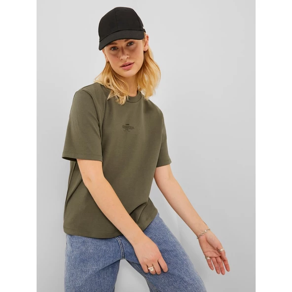 Jack&Jones JJXX Oversize Minimalist Kadın T-Shirt - Kısa Kol - 12