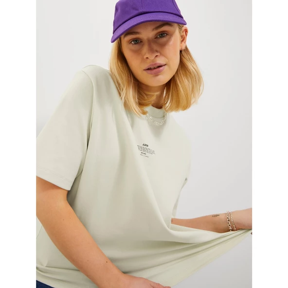 Jack&Jones JJXX Oversize Minimalist Kadın T-Shirt - Kısa Kol - 6