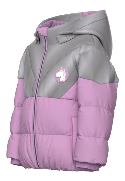 KızÇocukKapüşonluKışlıkMont-SıcakveŞık - 6