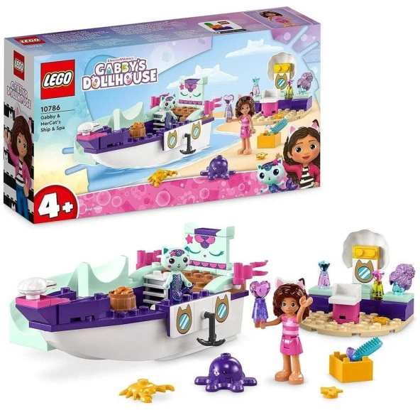 Lego Gabby ve Süslü Kedi'nin Gemisi ve Spa 10786 Lisanslı Ürün