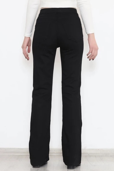 İspanyol Paça Kot Pantolon Siyah - 11878.1431. - 9