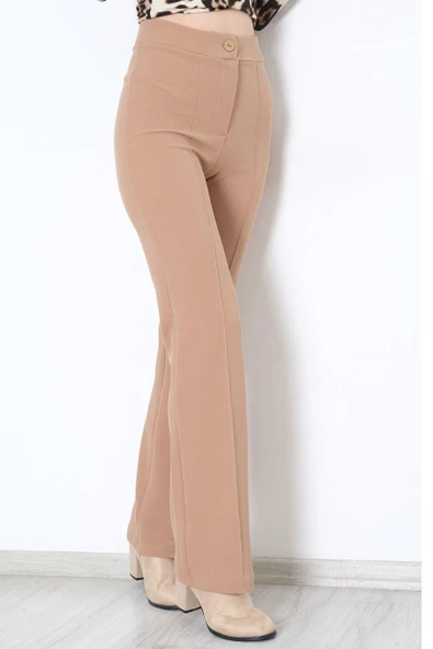 Çımalı Pantolon Bej - 2214.1247. - 2