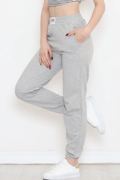 İki İplik Armalı Eşofman Altı Koyugri - 12556.1778. - 11