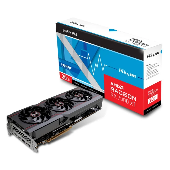 Sapphire Radeon RX7900XT Pulse 20GB GDDR6 320Bit HDMI/DP Ekran Kartı