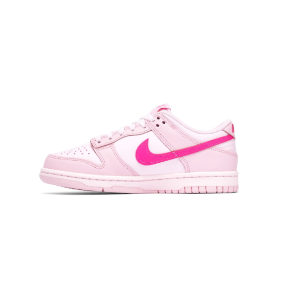 Nike Dunk Low Triple Pink - Resim 2