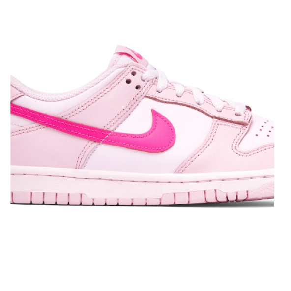 Nike Dunk Low Triple Pink - Resim 4